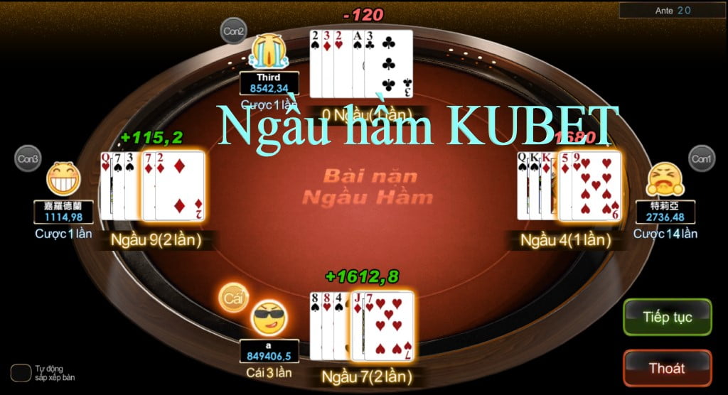 Cá cược ngầu hầm học chơi nhanh chóng tại Kubet