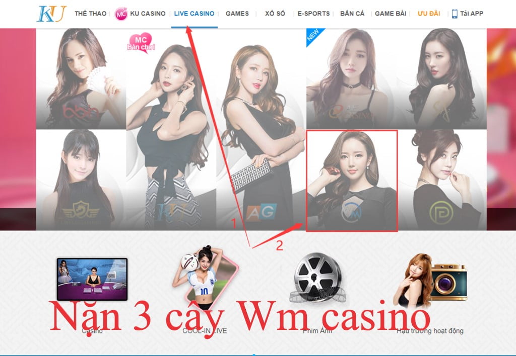 nặn 3 cây wm casino