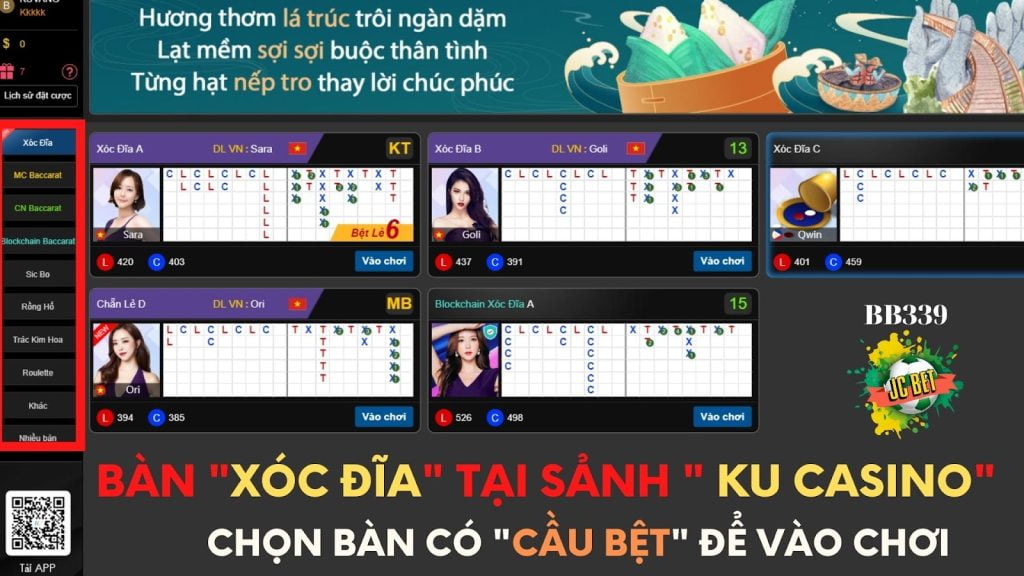 JCBET online trang chu