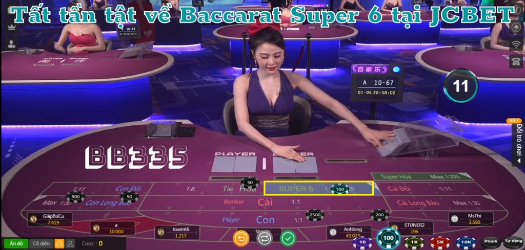 Baccarat Super 6