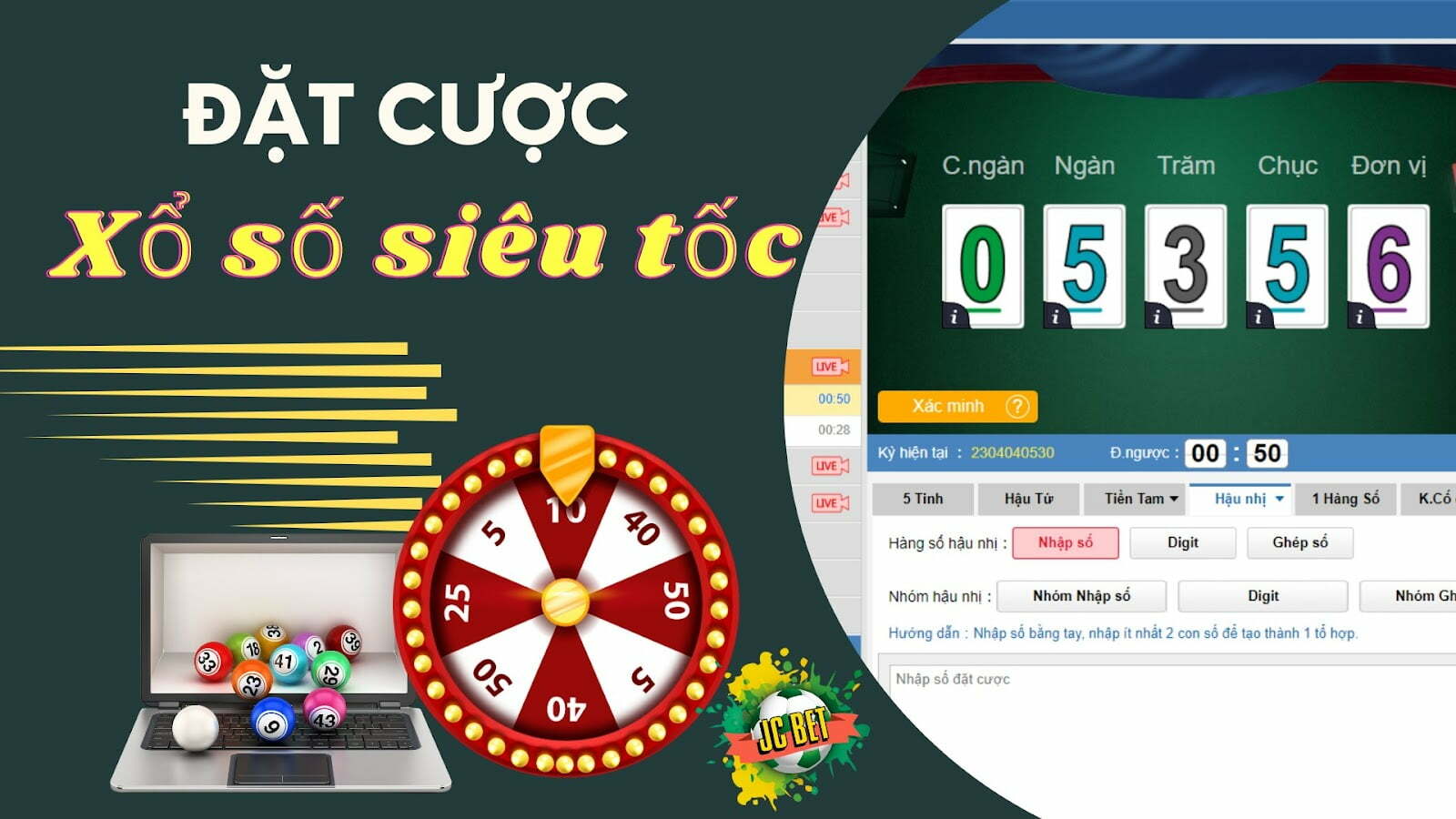 Cá cược xổ số siêu tốc